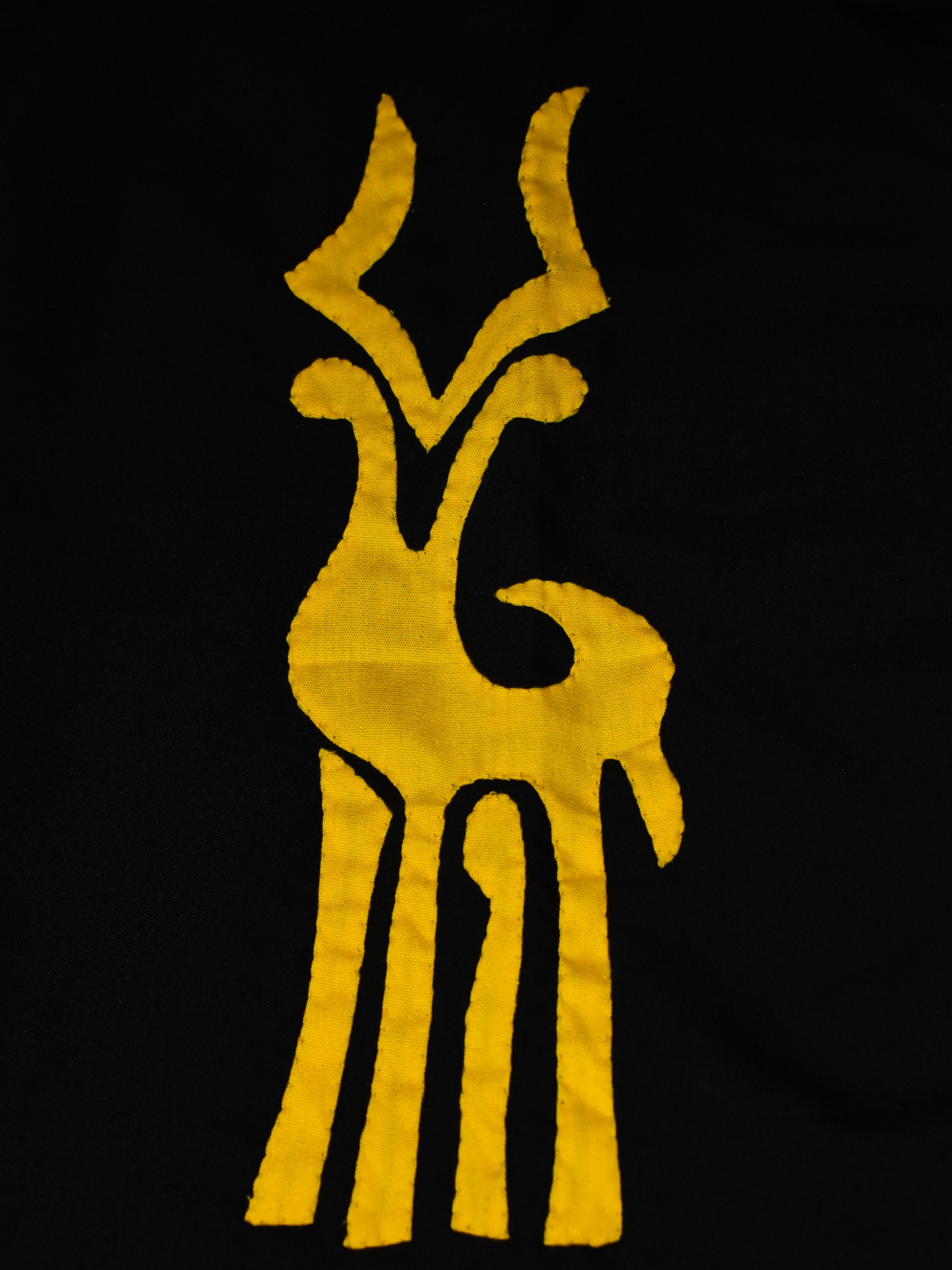 Designer Handmade Applique Patchwork Shirt For Women's, (Black)