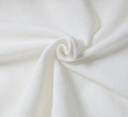 Applique Double Bed ( 90 x 100 )inch Set with Two Pillow Covers – Elegant Floral Design, White