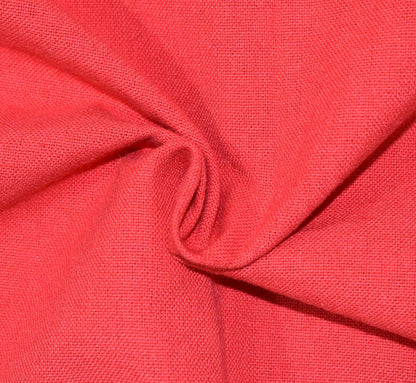 Floral Applique Patchwork Bedsheet Set, King Size Double Bed 90 x 100 Inches, Red with 2 Pillow Covers